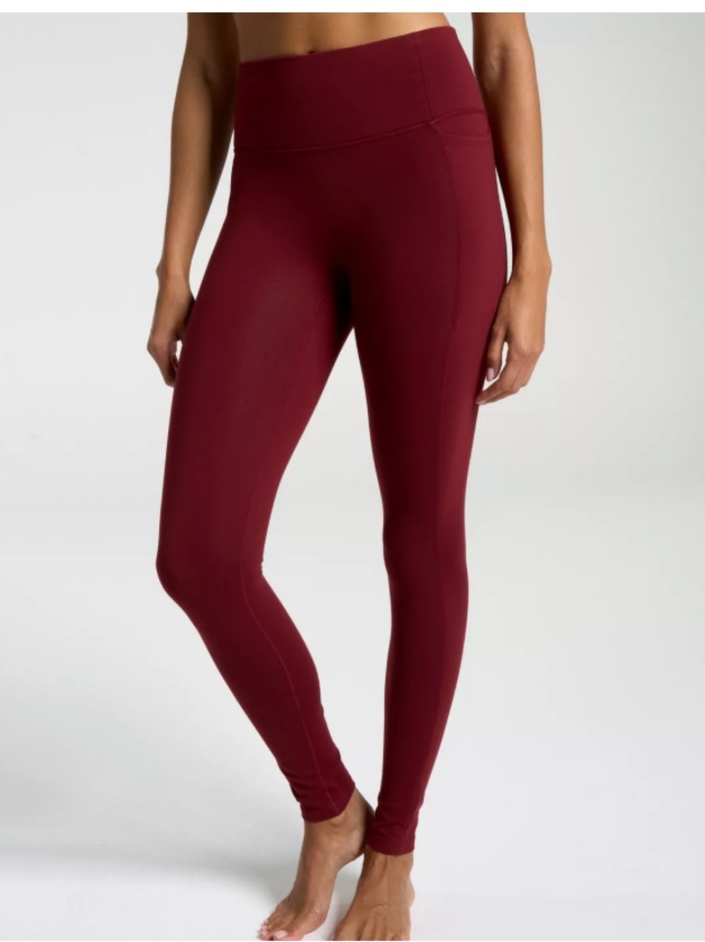 CALIA Women's Essential Full Length Legging—Deep Merlot, Size XS